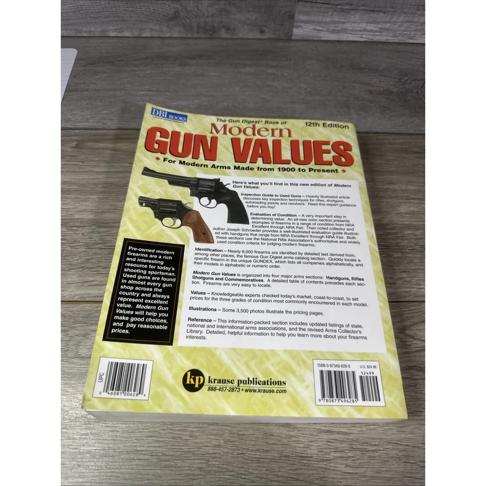 Modern Gun Values 12th Edition Gun Digest Book‎ Ken Ramage 1900-Present Firearms
